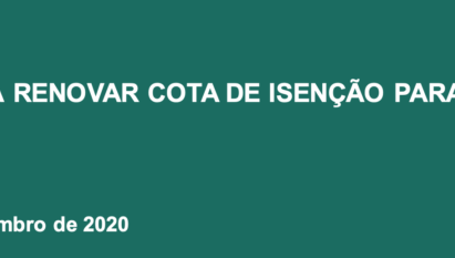 CNA É CONTRA RENOVAR COTA DE ISENÇÃO PARA O ETANOL