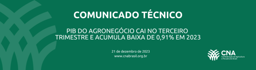 COMUNICADO TECNICO 23 pib do agro