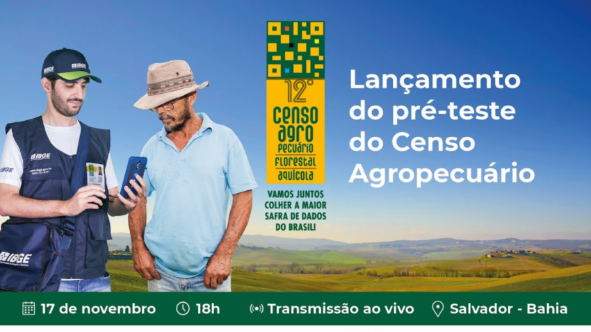 Lancamento censo ibge Salvador