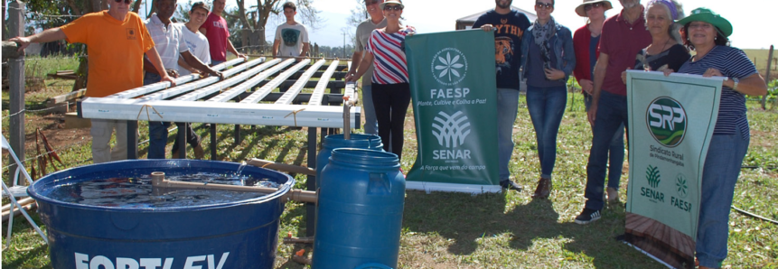 Curso de Aquaponia do Senar-SP oferece maiores ganhos ao produtor rural