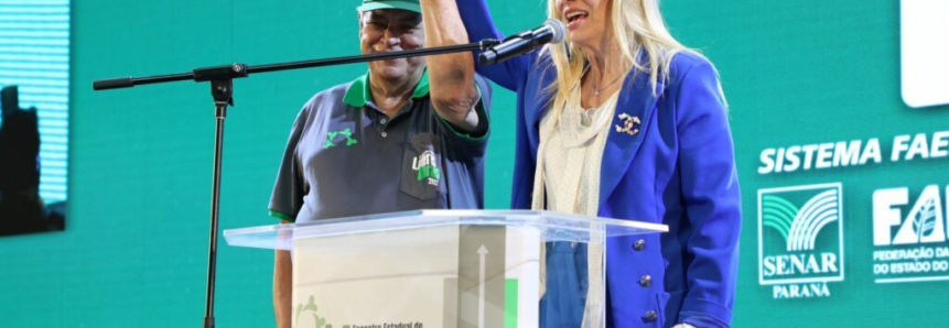 Cida Borghetti recebe homenagem do Sistema Faep por sua atuação pelo agronegócio paranaense