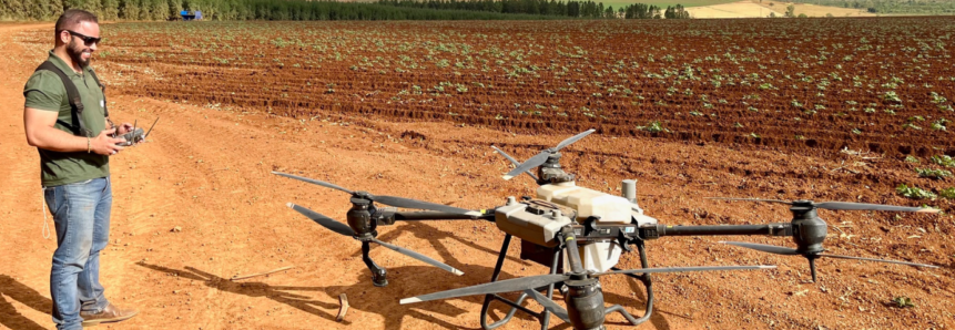 Drone de pulverização é novidade nos cursos do Senar Minas