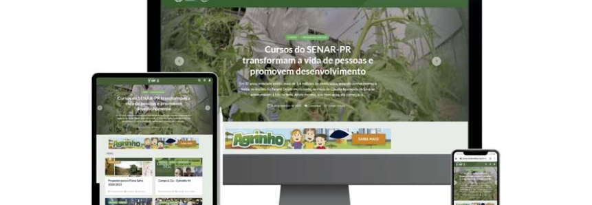 Novo site do Sistema FAEP/SENAR-PR traz uma série de novidades e informações