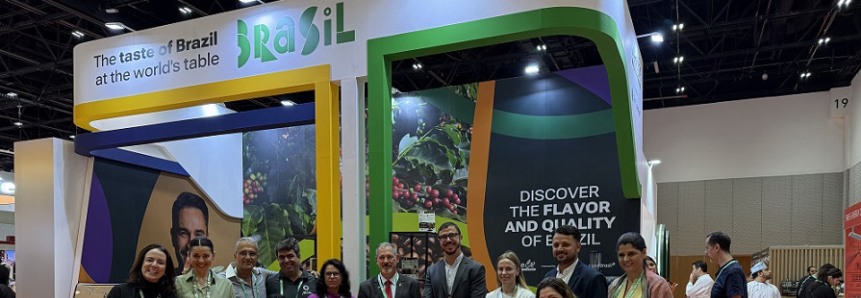 Empresários do Agro.BR participam da feira World of Coffee Dubai