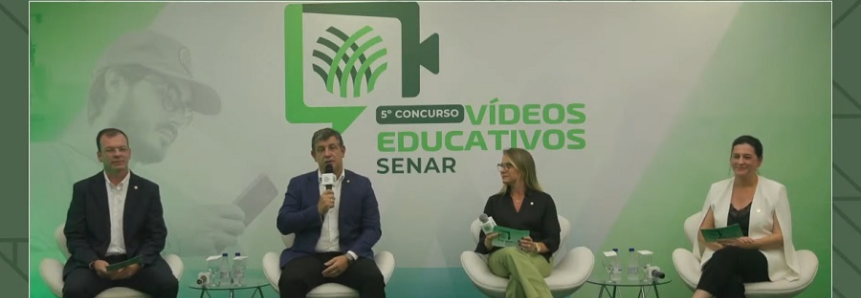 Senar anuncia vencedores do 5º Concurso de Vídeos Educativos