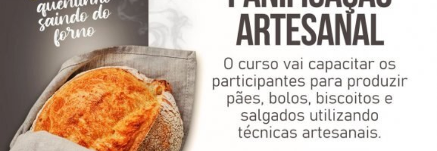 Curso de panificação artesanal é reativado e está disponível para demandas