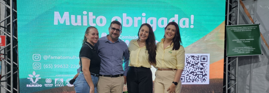 Comissão Famato Mulher participa da 1ª Fetec de Brasnorte