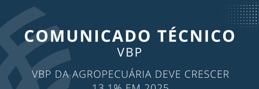 VBP da Agropecuária deve crescer 13,1% em 2025
