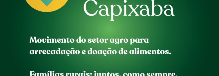 Famílias rurais capixabas recebem cestas básicas do Programa Agro Fraterno