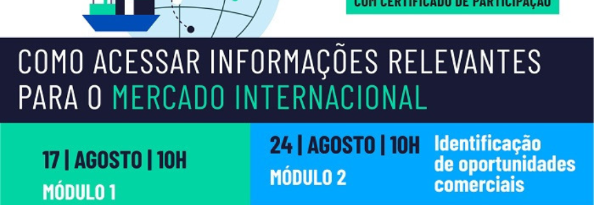 Capacitação para o mercado internacional começa amanhã