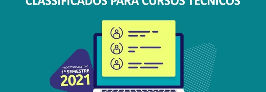 Senar divulga lista final de classificados para cursos técnicos