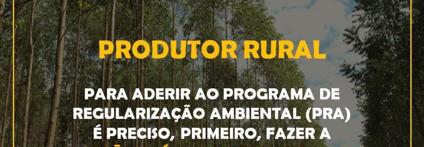 Prazo para produtor garantir benefícios do programa de regularização ambiental termina em dezembro