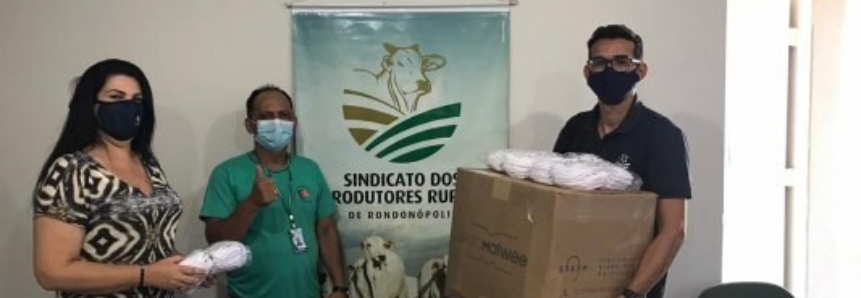 Senar-MT repassa doação de 50 mil máscaras para sindicatos rurais