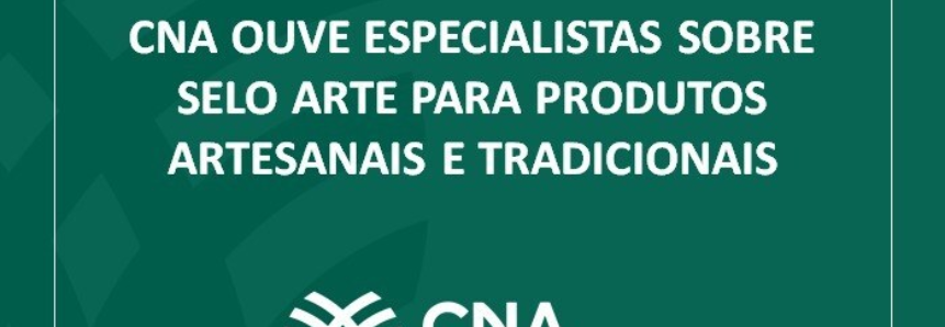 CNA ouve especialistas sobre Selo Arte para produtos artesanais e tradicionais