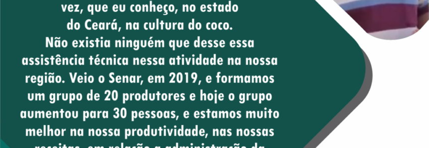 Produtores cearenses de coco tem Assistência Técnica pela primeira vez e querem agregar novos produtos