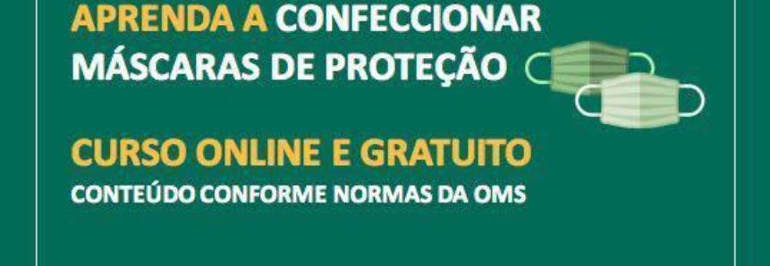 Senar lança curso que ensina a fazer máscaras de proteção