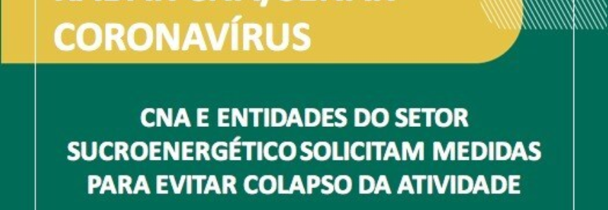 CNA e entidades do setor sucroenergético solicitam medidas para evitar colapso da atividade