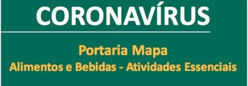 Mapa define atividades essenciais na cadeia de alimentos e bebidas