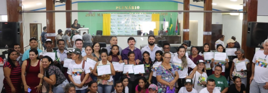 Senar é destaque durante solenidade de entrega de certificados em Buriticupu