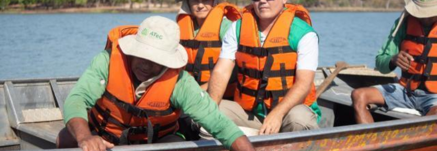 Produtores assistidos pelo Senar comemoram a comercialização do pescado