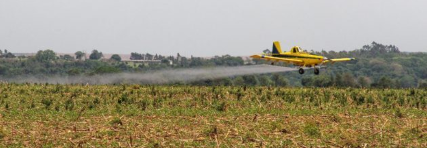 Dia de campo comprova segurança na pulverização aérea