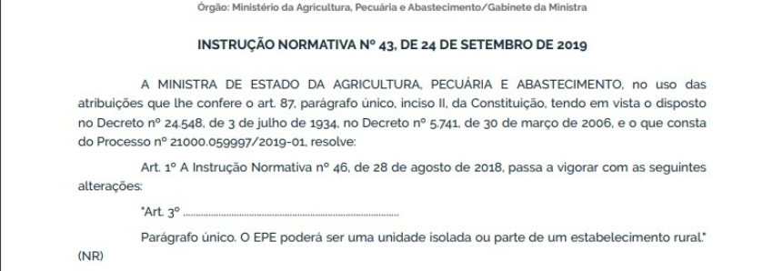 Mapa atende CNA e modifica regra sobre transporte de animais vivos