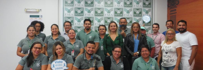 Programa Qualidade de vida: Novembro Azul é tema de palestra para colaboradores do Sistema FAEA/SENAR-AM/FUNDEPEC-AM