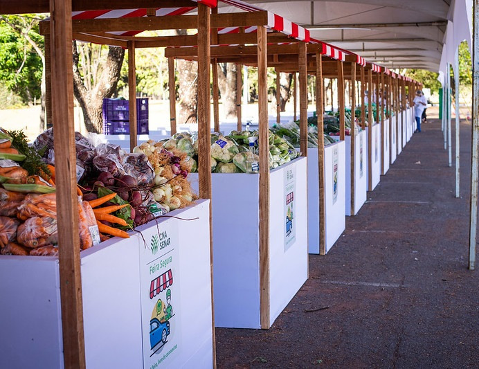 Feira segura destaque