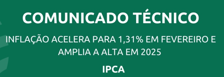 CNA divulga análise da inflação de fevereiro