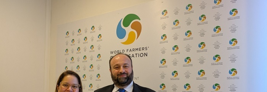 CNA oficializa adesão à Organização Mundial de Agricultores