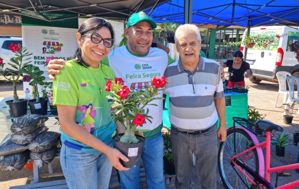 Presidente da Faepa Visita Feira