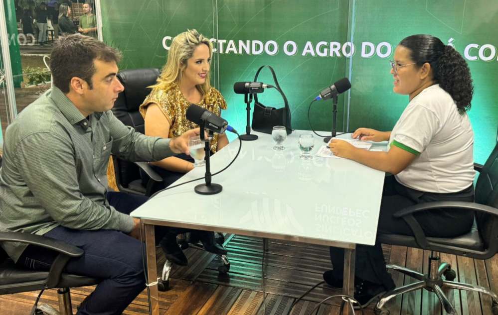 Gravação do Podcast Pará+Agro