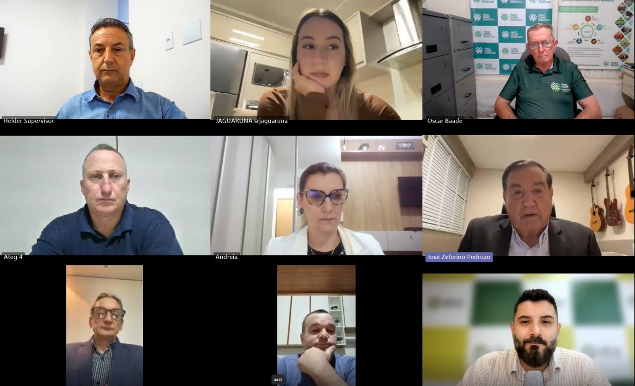 Webinar do Sistema Faesc/Senar e Safras & Mercado aborda os desafios do mercado do arroz