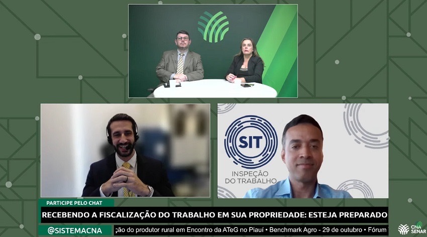 CNA orienta produtores sobre como receber a fiscalização do trabalho