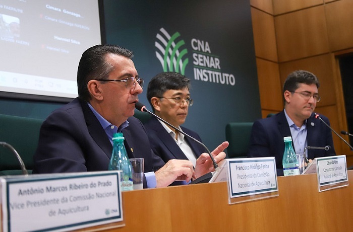 Francisco Hidalgo Farina na abertura da reunião