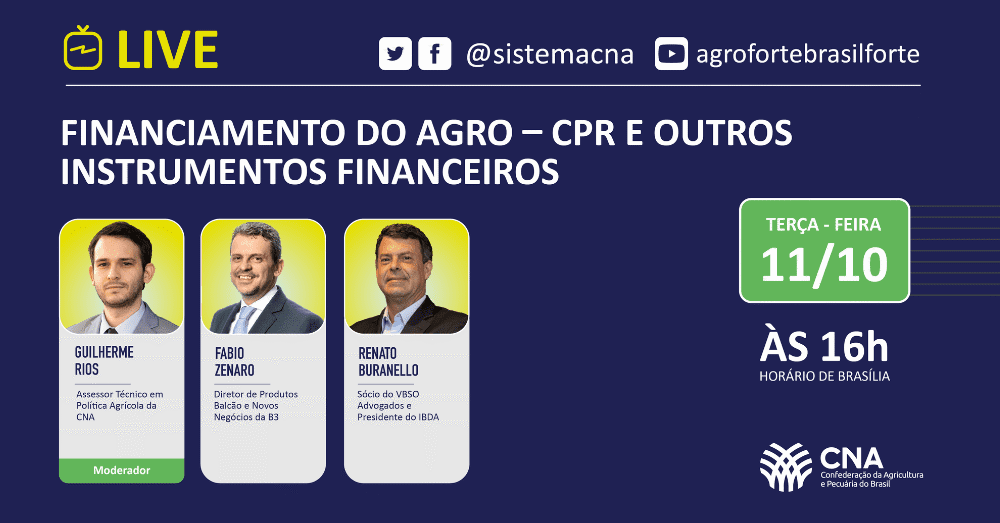 Financiamento do Agro CPR e Outros instrumentos financeiros