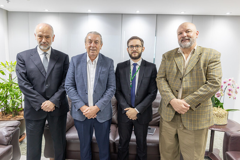 Juan Carlos Cortés, José Mario Schreiner, Guilherme Rios e Pedro Loyola