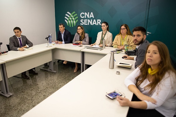 Equipe da Diretoria de Relações Internacionais da CNA