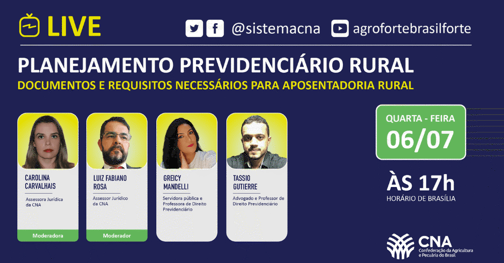 Planejamento previdenciario rural