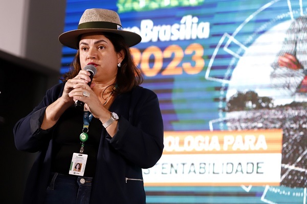 Rosilene Bandera, durante palestra na AgroBrasília