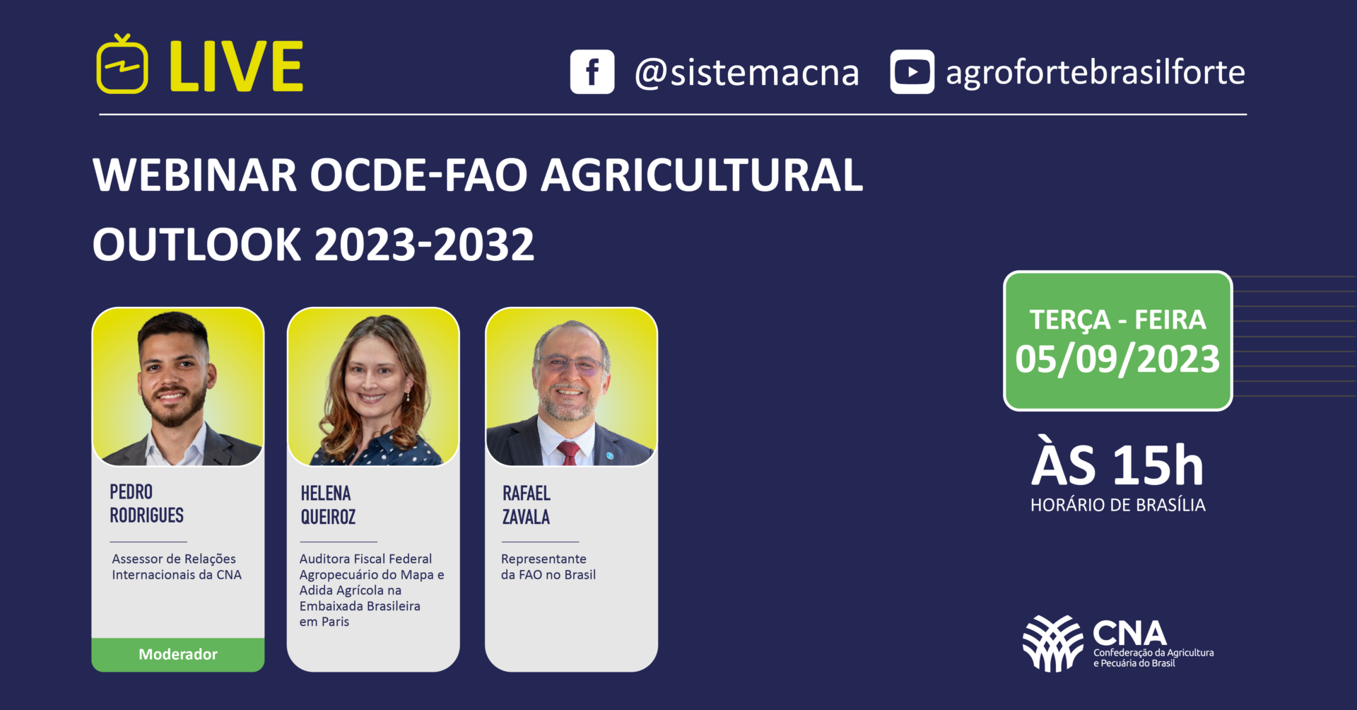 WEBINAR OCDE FAO AGRICULTURAL OUTLOOK 2023 2032 Landscape