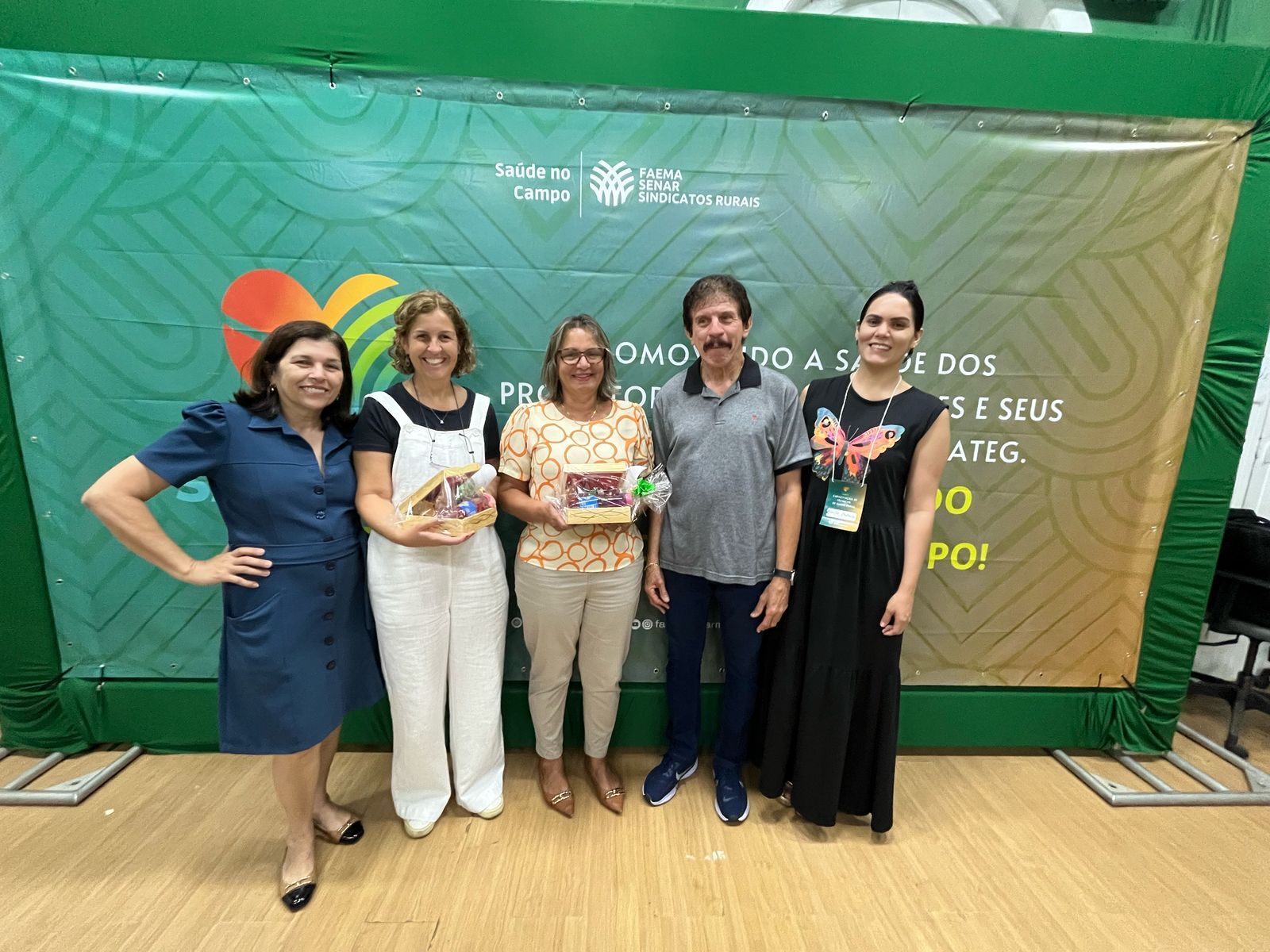 Representantes do Senar Nacional estiveram presentes para fortalecer o treinamento