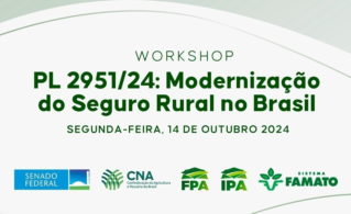 CNA promove workshop sobre modernização do seguro rural no Brasil