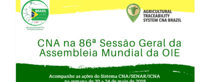 CNA NA 86ª SESSÃO GERAL DA ASSEMBLEIA MUNDIAL DA OIE