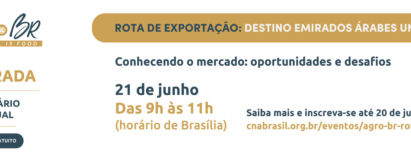 Rota de Exportação: Destino Emirados Árabes