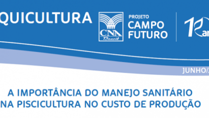 A IMPORTÂNCIA DO MANEJO SANITÁRIO NA PISCICULTURA NO CUSTEIO DE PRODUÇÃO