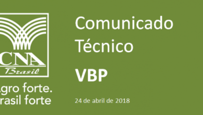 VBP DA AGROPECUÁRIA DEVE AUMENTAR 0,23% EM 2018