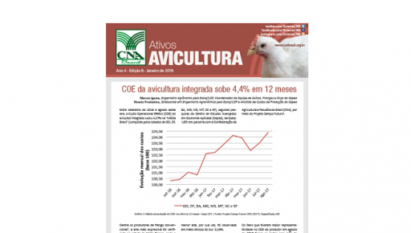 ATIVOS AVICULTURA: COE DA AVICULTURA INTEGRADA SOBE 4,4% EM 12 MESES / EDIÇÃO 8 - JANEIRO DE 2018