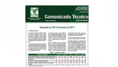 COMUNICADO TÉCNICO: NÚCLEO ECONÔMICO - 17º EDIÇÃO / DEZEMBRO 2017