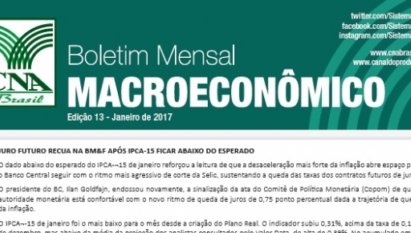 BOLETIM MENSAL MACROECONÔMICO: JURO FUTURO RECUA NA BM&F APÓS IPCA-15 FICAR ABAIXO DO ESPERADO